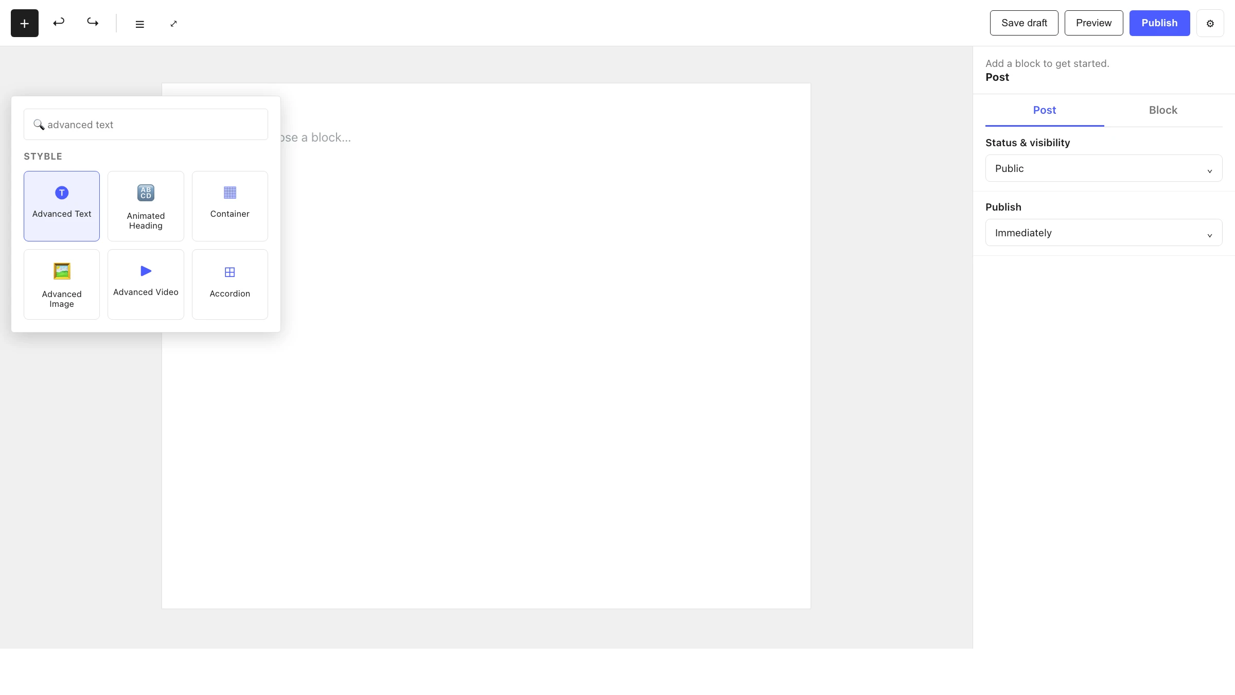 Adding Advanced Text